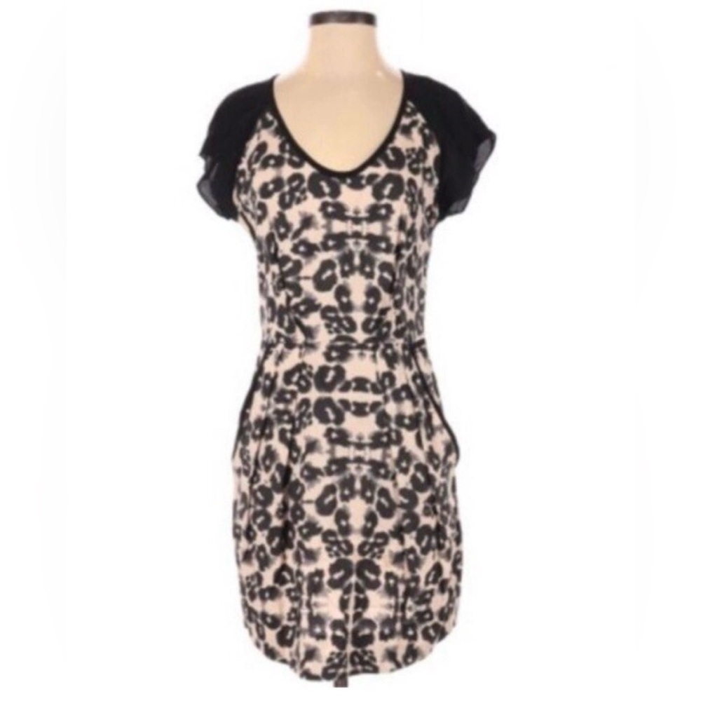 Rebecca Taylor cheetah animal print minidress. Size 4. Great condition.